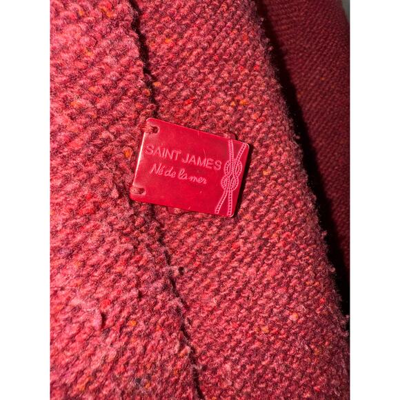 Saint James wool blend Cardi jacket - size 3/ fits like a Large - Picture 7 of 9